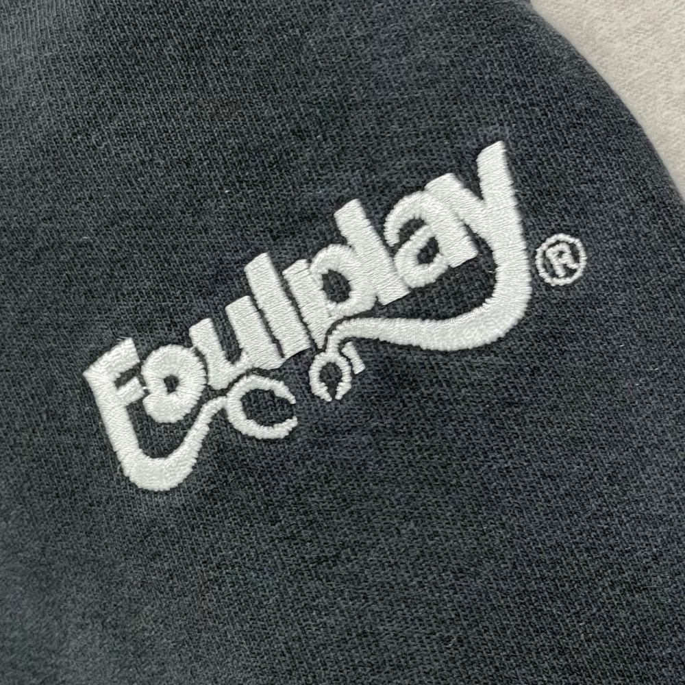 FOULPLAY Co Sweatpants Mens Small Black Thick Heavyweight Fleece Joggers Gym - Picture 2 of 9